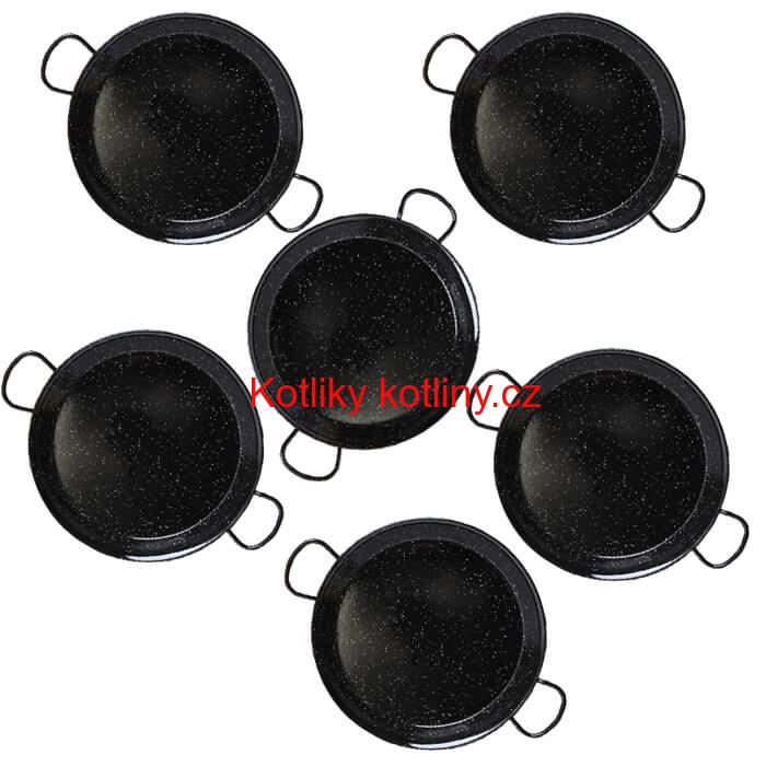 Paella Tapas catering 24 cm - 6 ks pánví