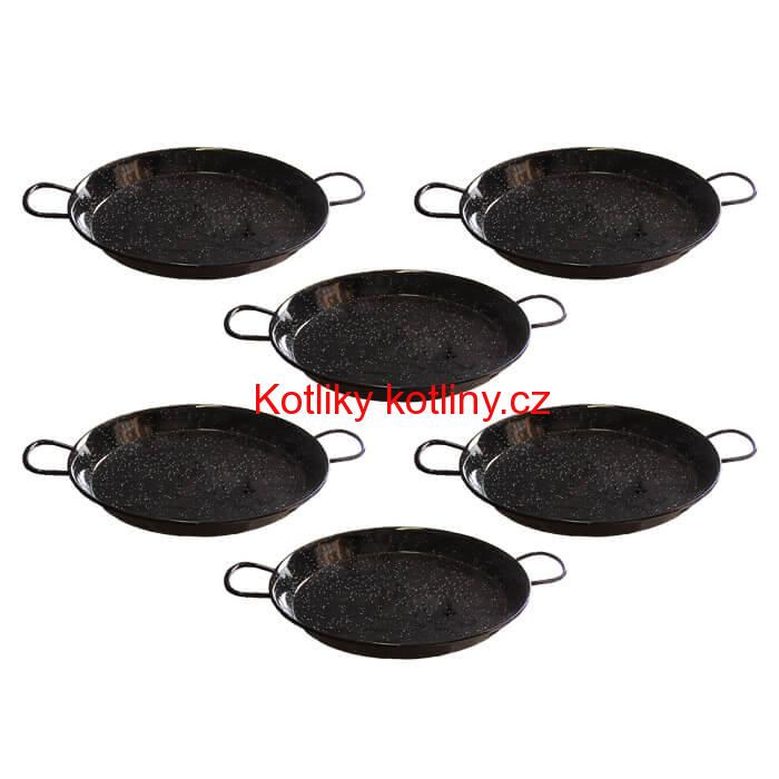 Paella Tapas catering 24 cm - 6 ks pánví