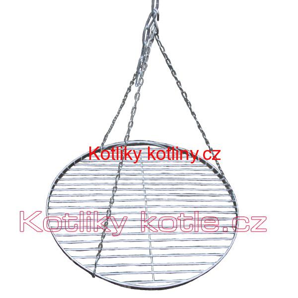 Grilovací rošt s řetízkem 60 cm
