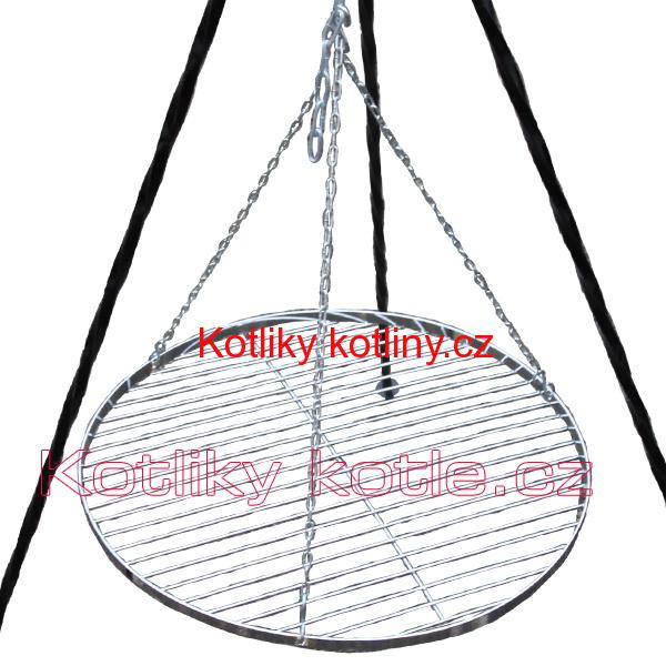 Grilovací rošt s řetízkem 60 cm