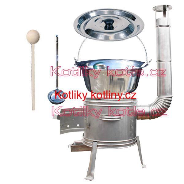 Kotlíkový set 31 cm TOPLUX + antikorový kotlík