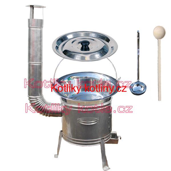 Kotlíkový set 31 cm TOPLUX + antikorový kotlík