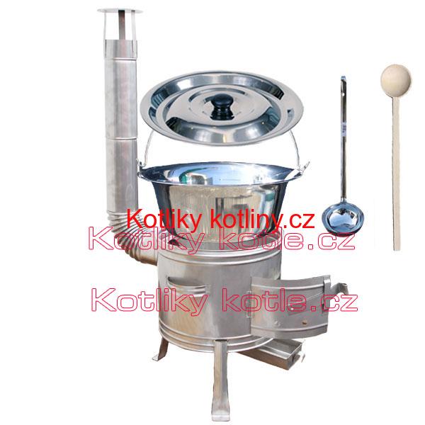 Kotlíkový set 31 cm TOPLUX + antikorový kotlík