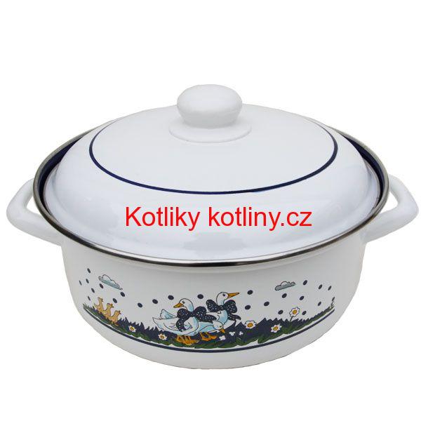 Smaltovaný kastról 24 cm