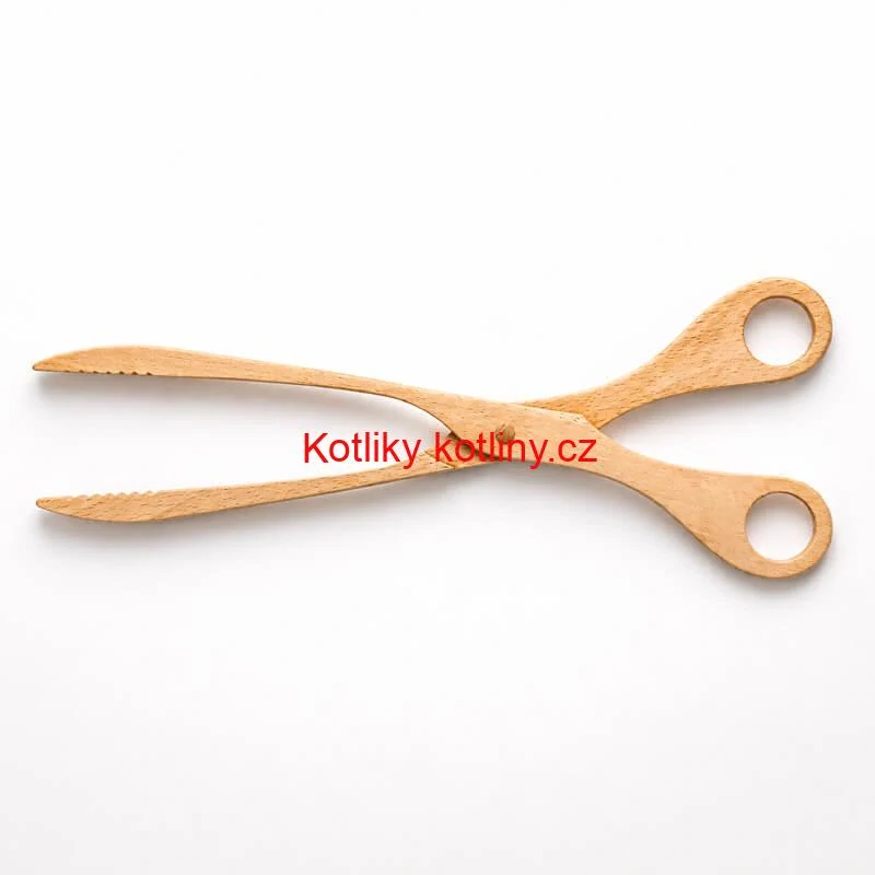 Dřevěné grilovací kleště 29 cm