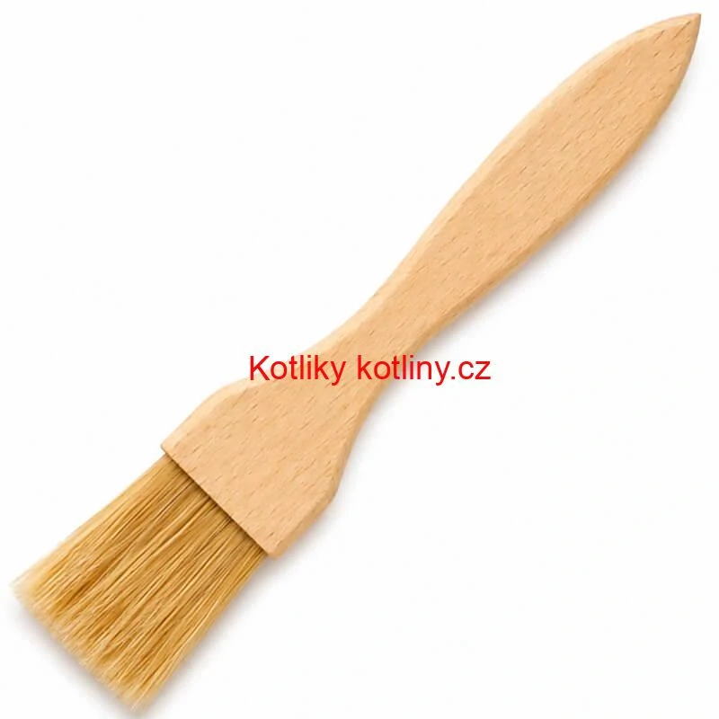 Dřevěný kuchyňský štětec 18 cm