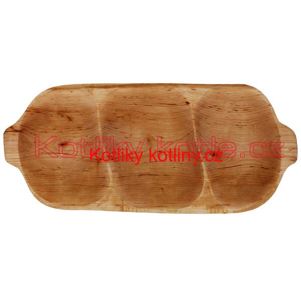 Servírovací dřevěný podnos