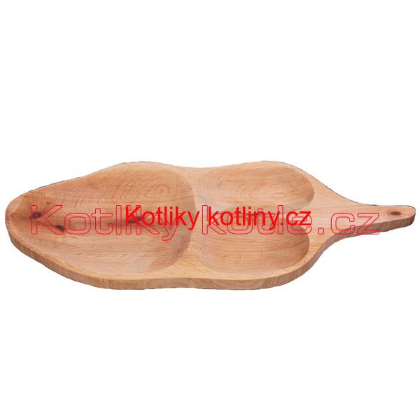 Servírovací dřevěný podnos