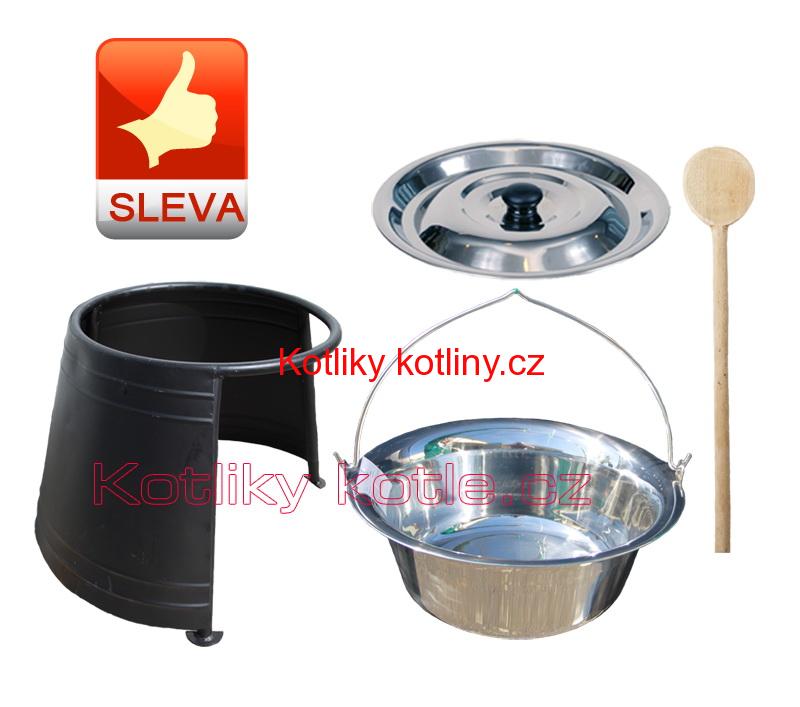 Antikorový kotlík 22 L + chránič plamene