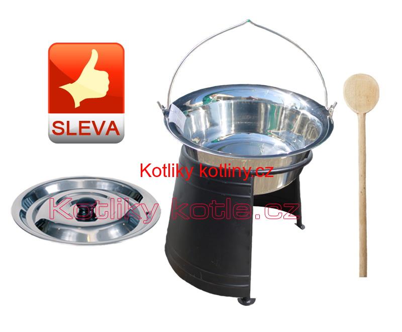 Antikorový kotlík 22 L + chránič plamene