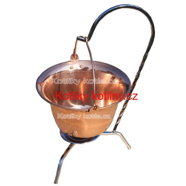 Měděný servírovací kotlík 0,8 L