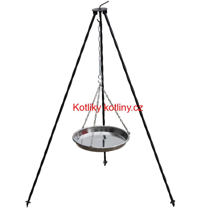 Grilovací pánev s řetízkem