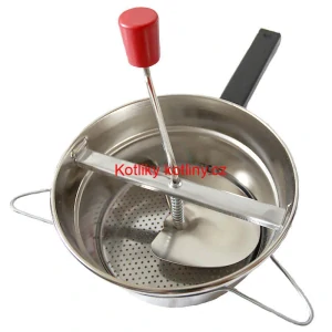 Pasírovač ORIGINAL z nerezavějící oceli – 3 výměnná síta