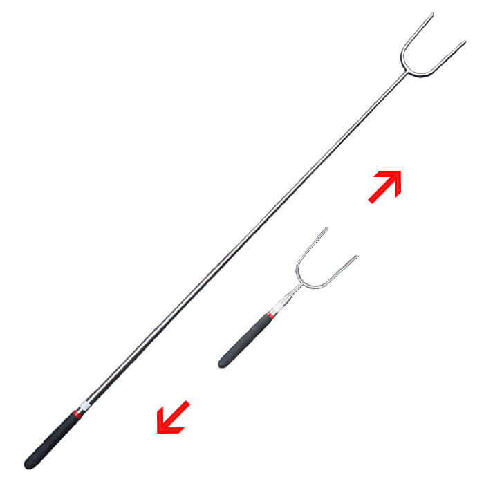 Vidlička na opékání 24,5 cm - 84,5 cm - teleskopická 1 ks