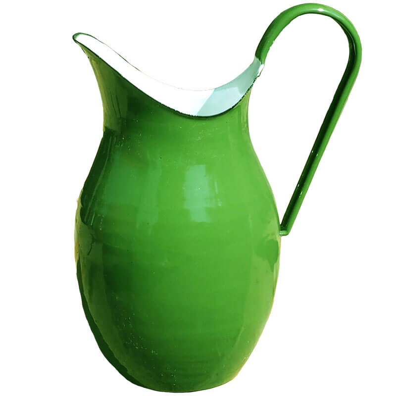 Smaltovaná konvice na vodu 2 L ZELENÁ