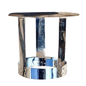 Nerezová stříška na kouřovod INOX