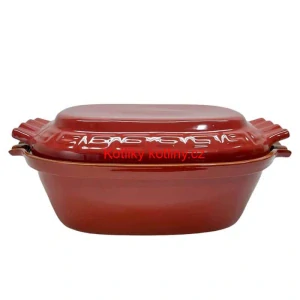 Římská mísa / pekáč z glazované terakotové hlíny 6 l