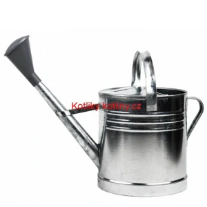 Pozinkovaná konev s růžicí 12 l (plechová)