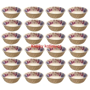 Plastová miska s květinovým vzorem (750 ml) – nyní v sadě 24 kusů!