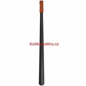 Kovová lžíce na boty 80 cm s rukojetí ze syntetické kůže