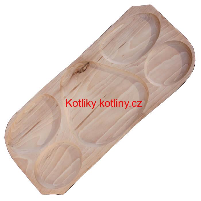 Servírovací dřevěný podnos