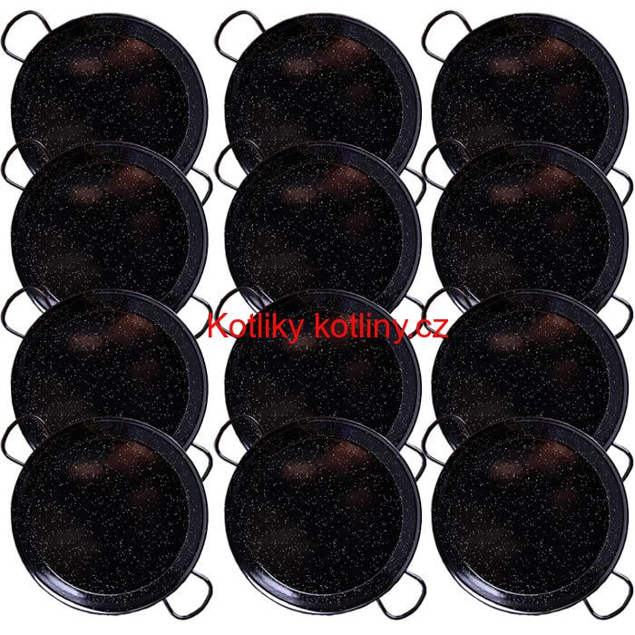 Paella Tapas catering 20 cm - 12 ks pánví