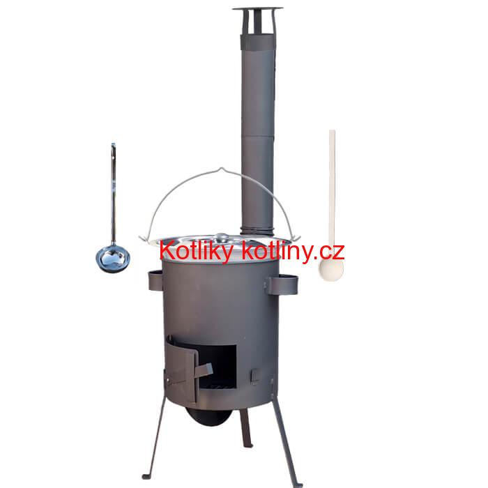 Nerezový kotlík 22 L (0,8 mm) + žáruvzdorná kotlina 42 PLUS 600 4 MM