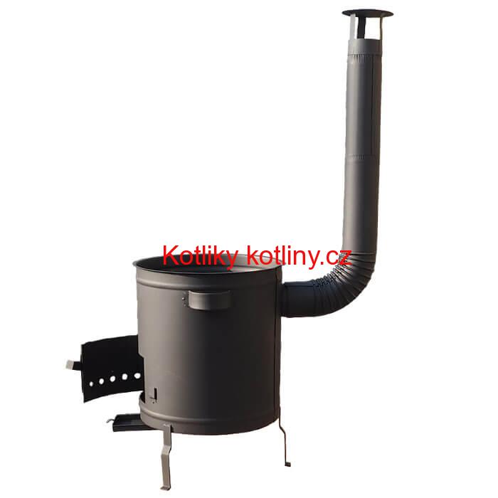 Silnostěnná kotlina 45 cm (1,5 mm) STRONG + žáruvzdorná barva Plus 600