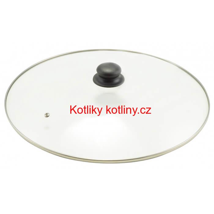 Skleněná poklice 22 cm