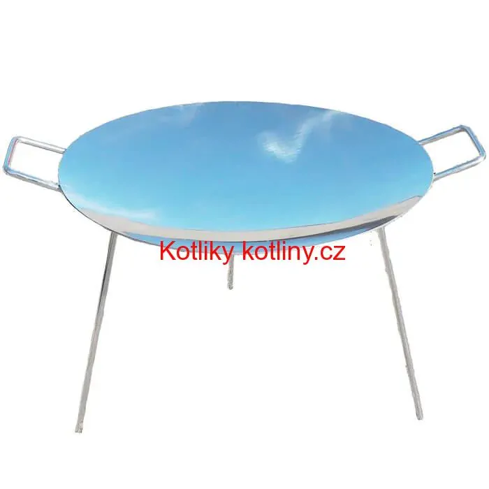 Nerezová pánev s nožičkami 55 cm BBQ