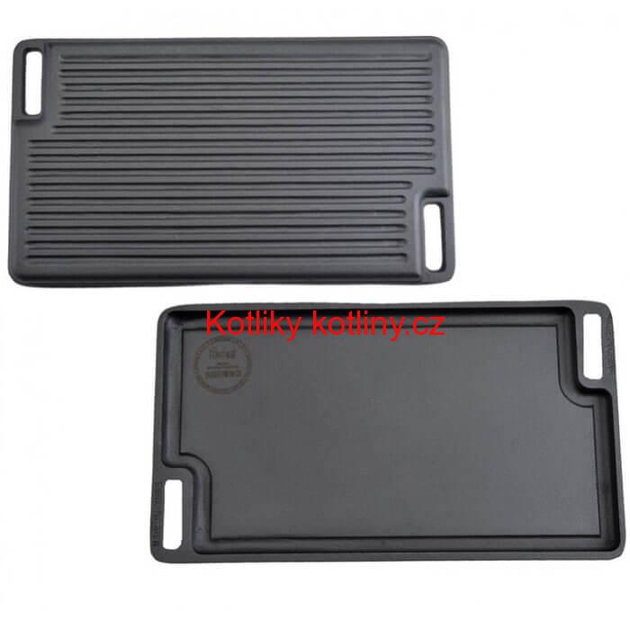 Litinová grilovací deska 45 x 26 cm