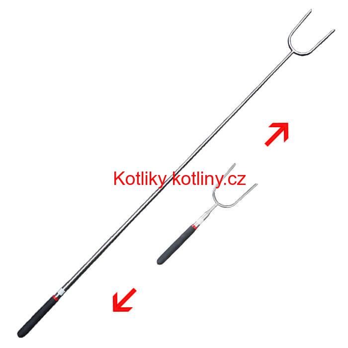 Vidlička na opékání 24,5 cm - 84,5 cm - teleskopická 1 ks