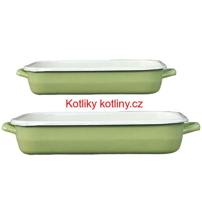 Smaltované pekáče GREEN 2 ks