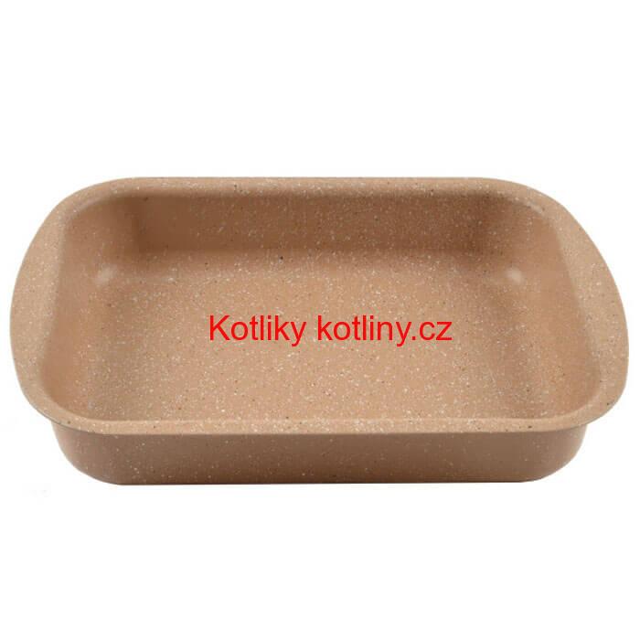 Pekáč s granitovým povrchem 29 x 20 cm hnědý Granit Line