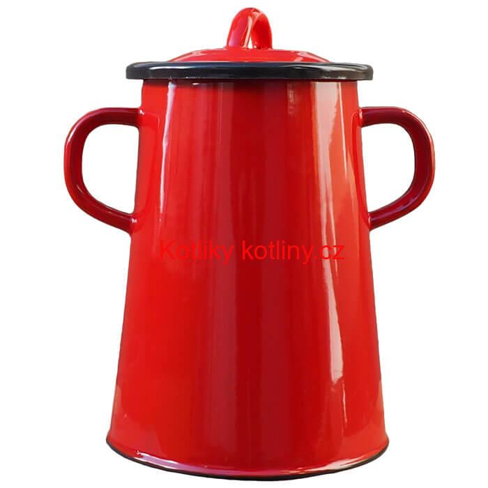 Nádoba na mast 3 L Červená