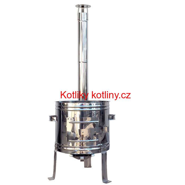 Nerezová kotlina s povrchovou antikorovou úpravou 36 cm INOX