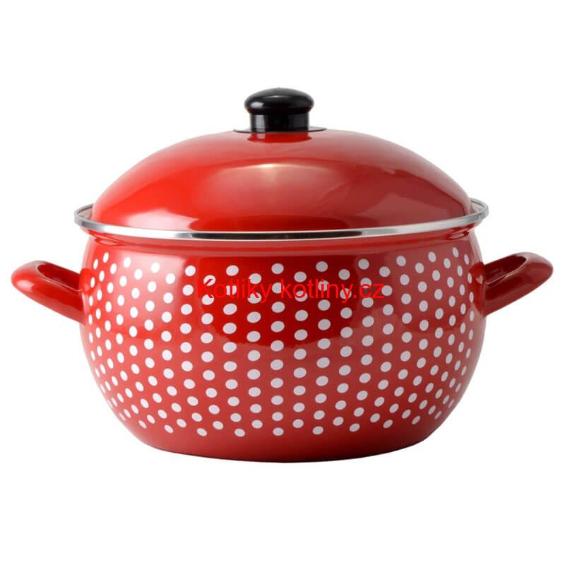 Smaltovaný kastrol DECOR 6 L