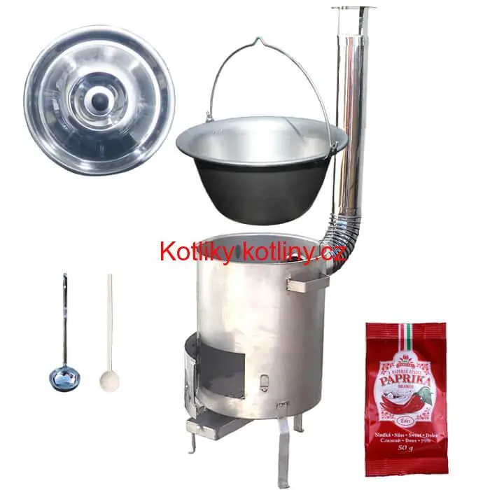 Nerezový kotlík 30 L (1,5 mm) + nerezová kotlina (1,5 mm) 45 cm STRONG EXCLUSIVE