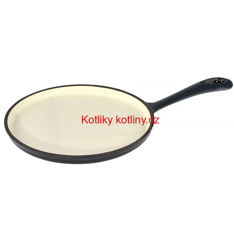 Litinová pánev na palačinky se smaltovaným povrchem 20 cm