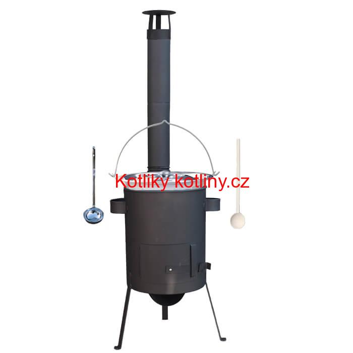 Nerezový kotlík 15 L (1,2 mm) INOX + žáruvzdorná kotlina 36 PLUS 600 4 MM