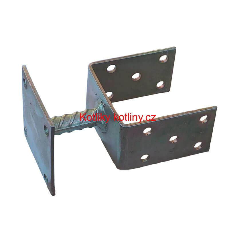 Patka na plotně kotevní, pozinkovaná 9 cm