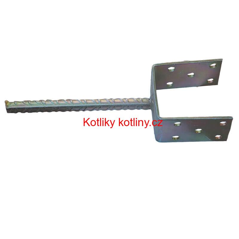 Patka zápustná, kotevní, pozinkovaná 8 cm