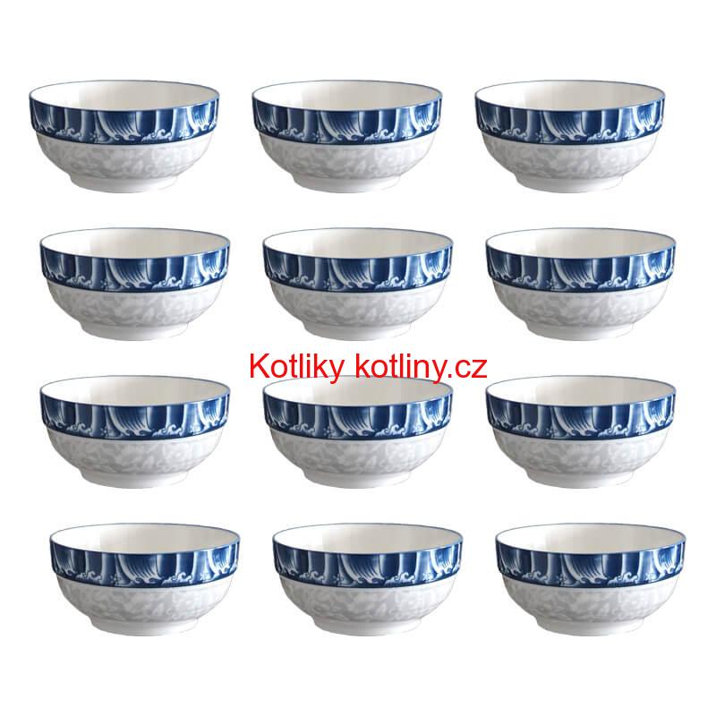 Keramické misky na servírování guláše 15 cm 12 ks