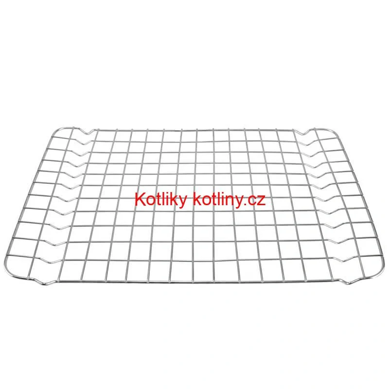 Nerezový rošt na pekáč na grilování a pečení 39 x 25 cm