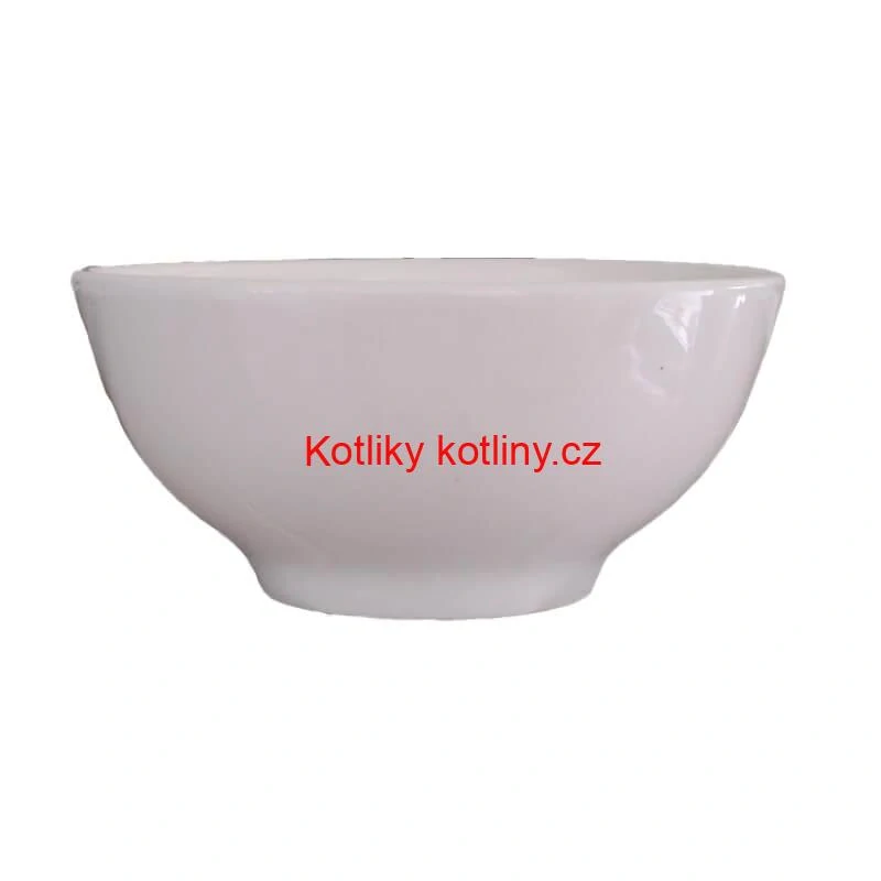 Keramická miska na servírování guláše 15 cm bílá