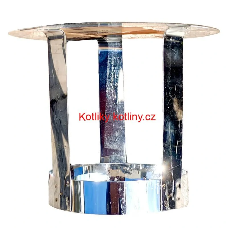 Nerezová stříška na kouřovod INOX