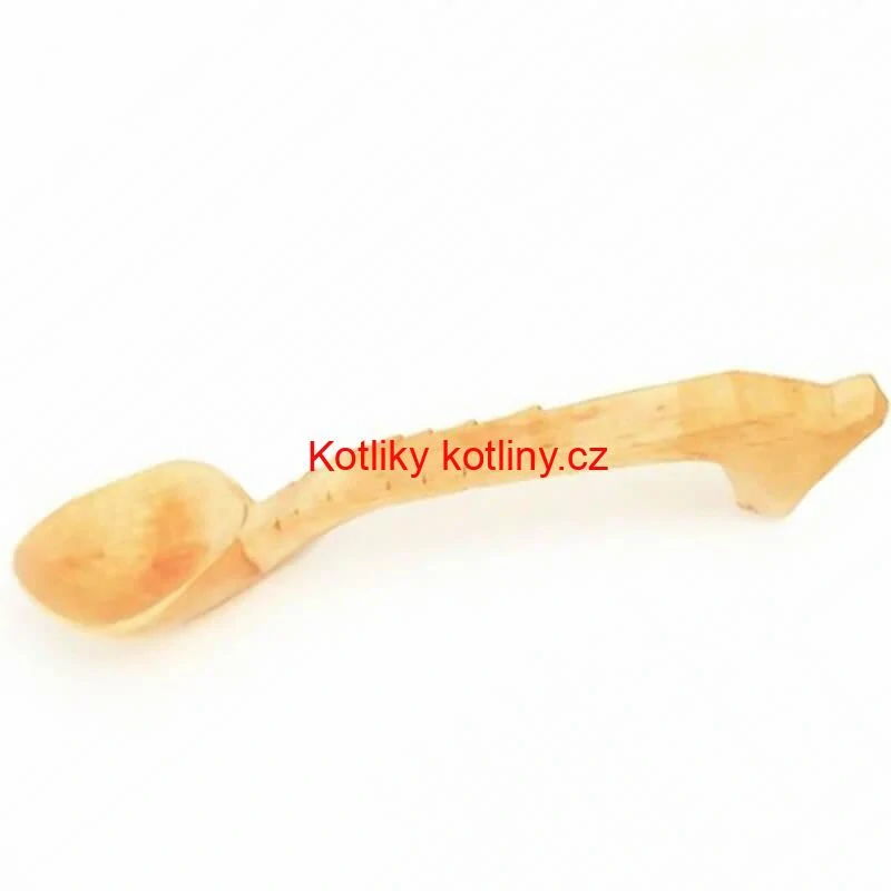 Saunová dřevěná lžíce