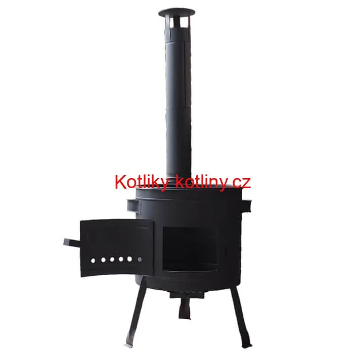 Smaltovaný kotlík (1,2 mm) 30 L + plynový hořák k PB + nízká kotlina 45 PLUS 600 + nerezová poklice INOX