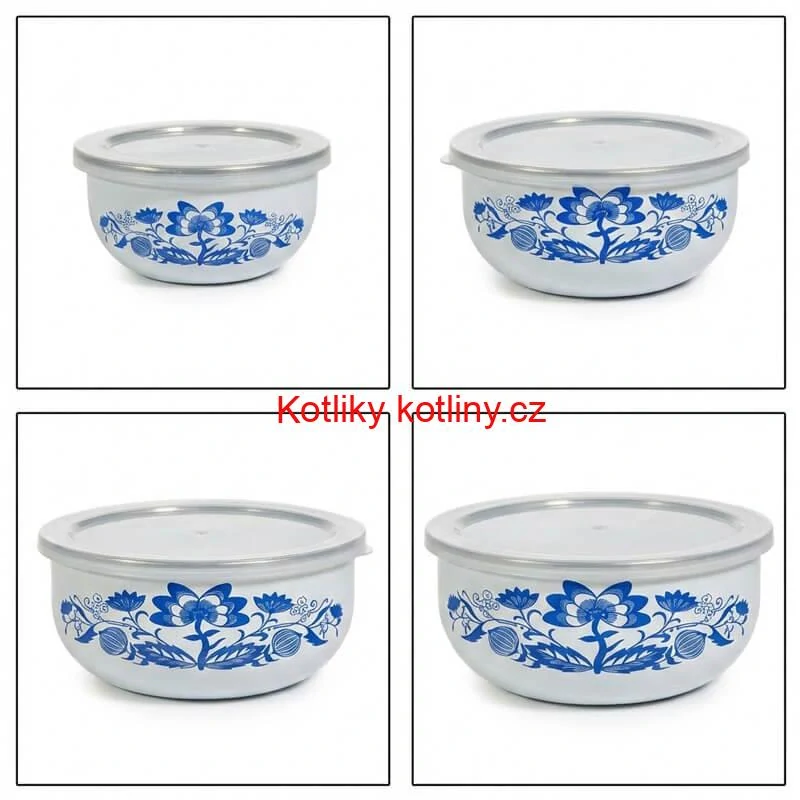 8 dílná sada smaltovaných misek BELLY ONION