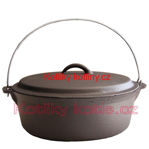 Litinový kotlík 5,5 L + poklice